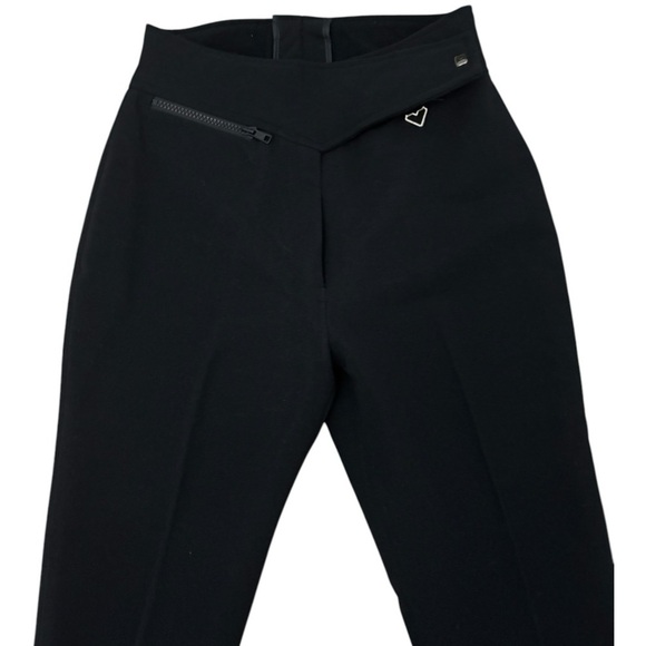 OBERMEYER WOOL BLEND Softshell In the Boot Stirrup Snow Pants  8R - Picture 11 of 11